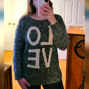 Dreamers sweater "Love" size small/medium